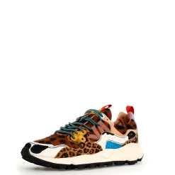 Femme Flower Mountain Baskets-- Baskets Yamano 3 Uni - Léopard