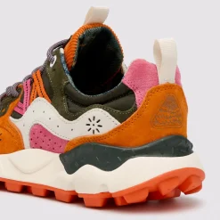 Femme Flower Mountain Baskets-- Baskets Yamano 3 Uni - Kaki/ Fushia