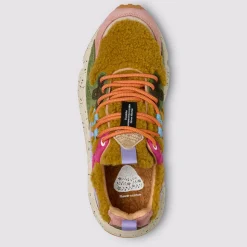 Femme Flower Mountain Baskets-- Baskets Yamano 3 Woman - Marron/ violet