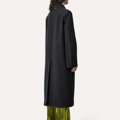 Femme Forte_Forte Manteaux-- Manteau long - Noir