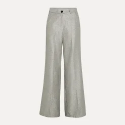 Femme Forte_Forte Pantalons-- Pantalon Large - Argenté