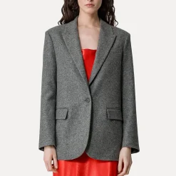 Femme Forte_Forte Vestes-- Veste Blazer - Gris