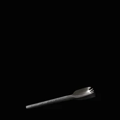 259 SERAX Couverts|Fourchettes-Fourchette apéro en métal martelé - Anthracite - La Nouvelle Table