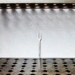 259 SERAX Fourchettes-Fourchette en métal martelé - Stonewash - La Nouvelle Table