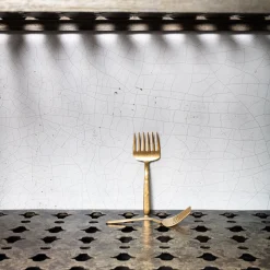 1316 COMAS AND PARTNERS Fourchettes-Fourchette rateau - Or