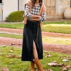 Femme FRANK ET EILEEN Chemises-Frank & Eileen - Chemise Barry - Carreaux Marine