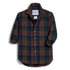 Femme FRANK ET EILEEN Chemises-Frank & Eileen - Chemise Eileen - Carreaux Marron et vert