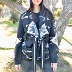 Femme Frantic Mailles-- Cardigan Andrea Cardi - Noir