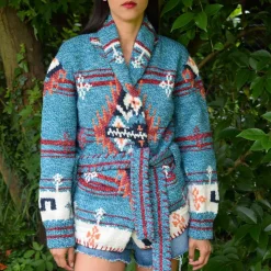 Femme Frantic Mailles-- Cardigan Las Cruces - Vert