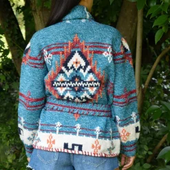 Femme Frantic Mailles-- Cardigan Las Cruces - Vert