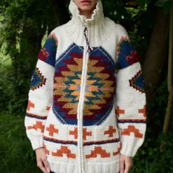 Femme Frantic Mailles-- Gilet Palo Alto - Blanc