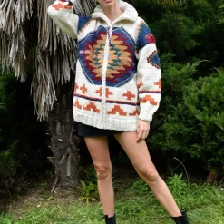 Femme Frantic Mailles-- Gilet Palo Alto - Blanc