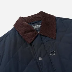 Homme FRIZMWORKS L'esprit Merci|Vestes-- Veste Quilted Hunting - Navy