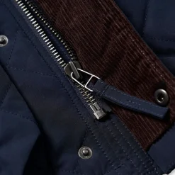 Homme FRIZMWORKS L'esprit Merci|Vestes-- Veste Quilted Hunting - Navy