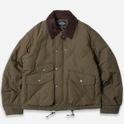 Homme FRIZMWORKS L'esprit Merci|Vestes-- Veste Quilted Hunting - Olive