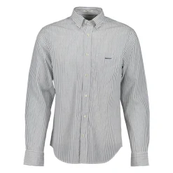 Homme GANT Chemises-- Chemise à Rayures - Blanc