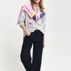 Homme GANT Chemises-- Chemise à Rayures - Blanc