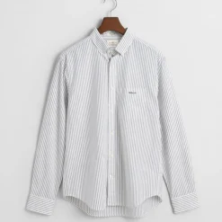 Homme GANT Chemises-- Chemise à Rayures - Blanc