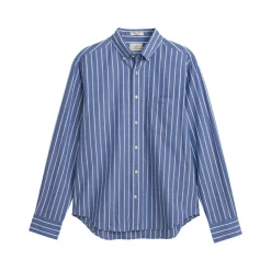 Homme GANT Chemises-- Chemise à Rayures - Lapis Blue