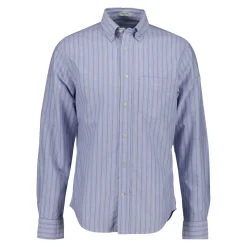 Homme GANT Chemises-- Chemise Oxford - Bleu
