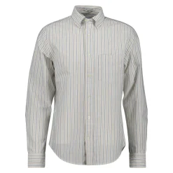 Homme GANT Chemises-- Chemise Oxford - Ecru