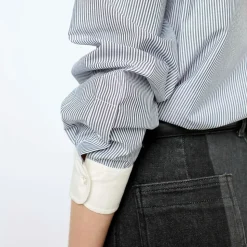 Femme GERARD DAREL Chemises-- Chemise à rayures et col blanc - Anthracite