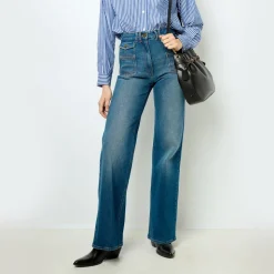 Femme GERARD DAREL Jeans-- Jean flare Anna - Denim Brut