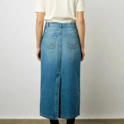 Femme Gerard Darel Jupes-- Jupe longue Dona - Denim