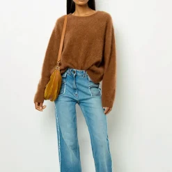 Femme GERARD DAREL Mailles-- Pull en cachemire Jasmina - Camel