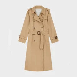 Femme Gerard Darel Manteaux-- Trench Serge - Beige