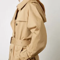 Femme Gerard Darel Manteaux-- Trench Serge - Beige