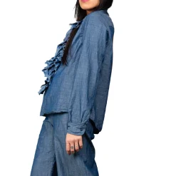 Femme Gerard Firenze Chemises-- Blouse - Bleu