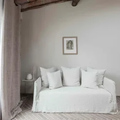 202 GERVASONI Canapés Gervasoni-Gervasoni - Canapé Ghost n°10 - Lin Blanc