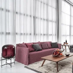 202 GERVASONI Canapés Gervasoni-Gervasoni - Canapé Ghost n°14 - Lin Blanc