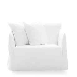 202 GERVASONI Canapés Gervasoni|L'esprit Merci-Gervasoni - Canapé Ghost n°09 - Lin Blanc