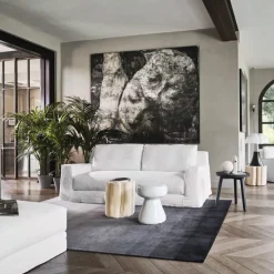 202 GERVASONI Canapés Gervasoni-Gervasoni - Canapé Loll 12 - Blanc