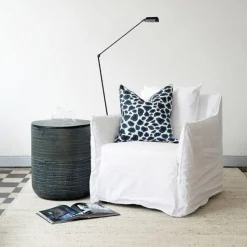 202 GERVASONI Canapés Gervasoni-Gervasoni - Fauteuil Ghost n°05 - Lin Blanc