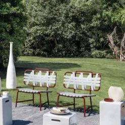 202 GERVASONI Fauteuils-Gervasoni - Fauteuil Inout n°856 - Oxido Gris