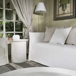 202 GERVASONI Tables-Gervasoni - Guéridon Brise N°43 - Blanc