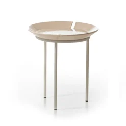 202 GERVASONI Tables-Gervasoni - Guéridon Brise N°53 - Blanc