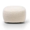 202 GERVASONI Fauteuils-Gervasoni - Housse de pouf Loll n°08 - Lin Blanc