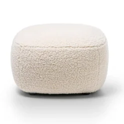 202 GERVASONI Fauteuils-Gervasoni - Housse de pouf Loll n°08 - Lin Blanc