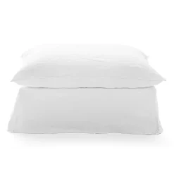 202 GERVASONI Fauteuils-Gervasoni - Pouf Ghost n°06P - Lin Blanc