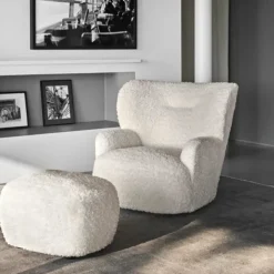 202 GERVASONI Fauteuils-Gervasoni - Pouf Loll 08 - Blanc