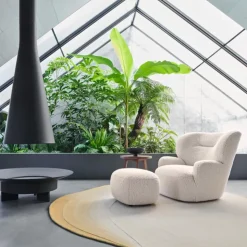 202 GERVASONI Fauteuils-Gervasoni - Pouf Loll 08 - Blanc