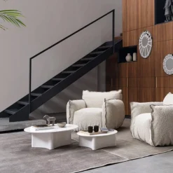 202 GERVASONI Tables-Gervasoni - Table Guna n°12 - Blanc