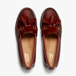 Femme GH Bass Mocassins-- Mocassins Tetra Tassel - Cognac