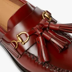 Femme GH Bass Mocassins-- Mocassins Tetra Tassel - Cognac