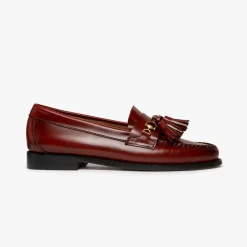 Femme GH Bass Mocassins-- Mocassins Tetra Tassel - Cognac