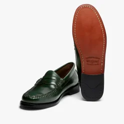 Femme GH Bass Mocassins-- Mocassins Weejuns Penny - Vert